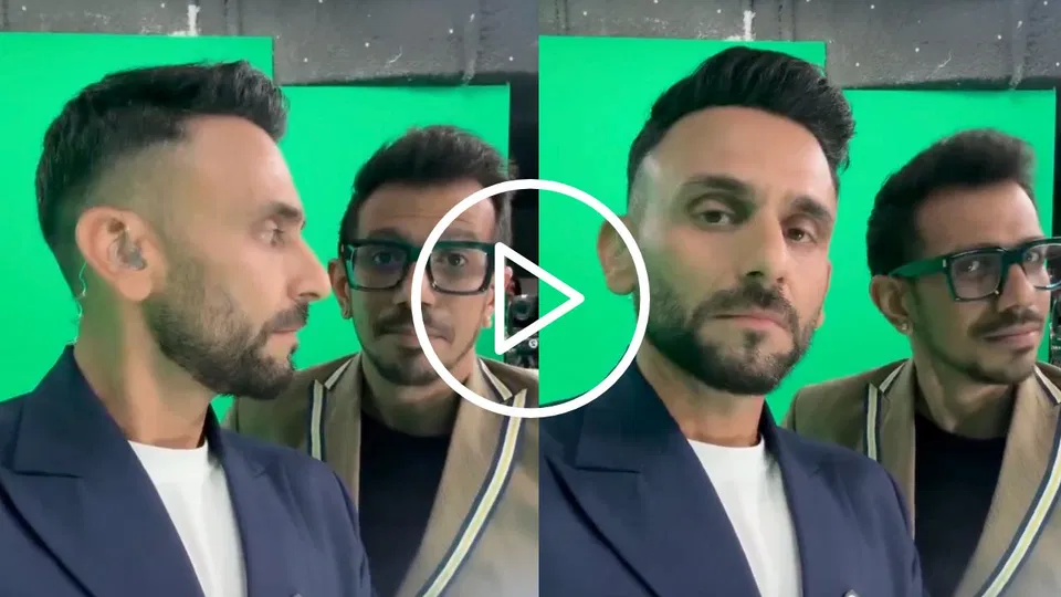 Yuzvendra Chahal Mocks Abrar Ahmed With His Celebration As India Thrash Pakistan